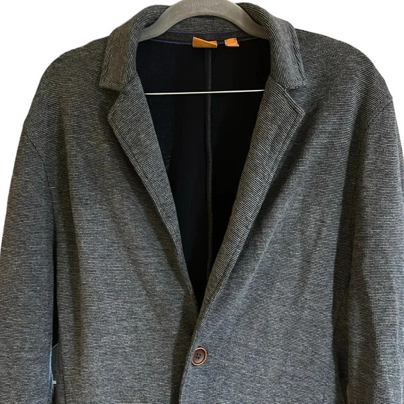 Boss Hugo Boss Orange Cotton Blazer Size Large - Picture 2 of 8
